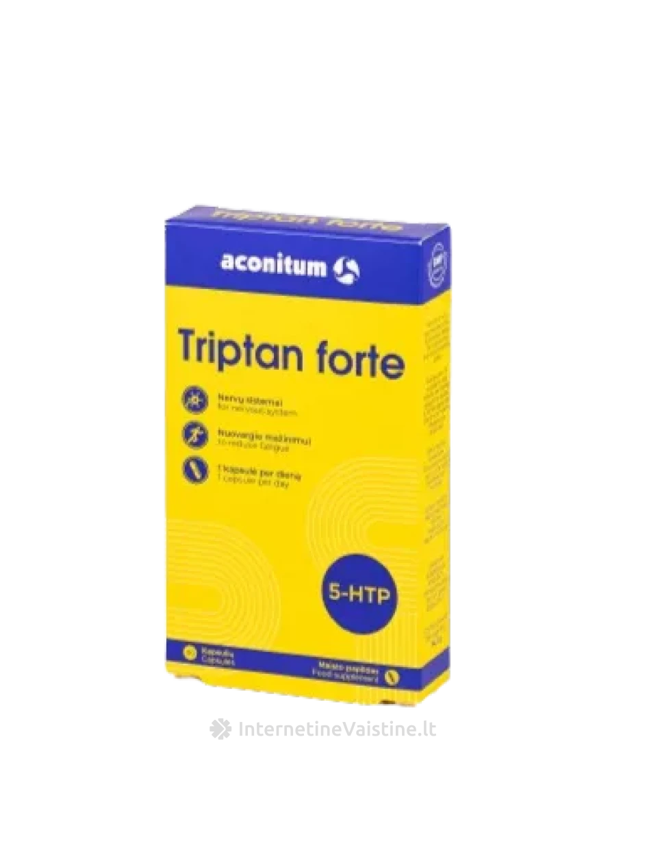 TRIPTAN FORTE CAPS. N30 | internetinevaistine.lt