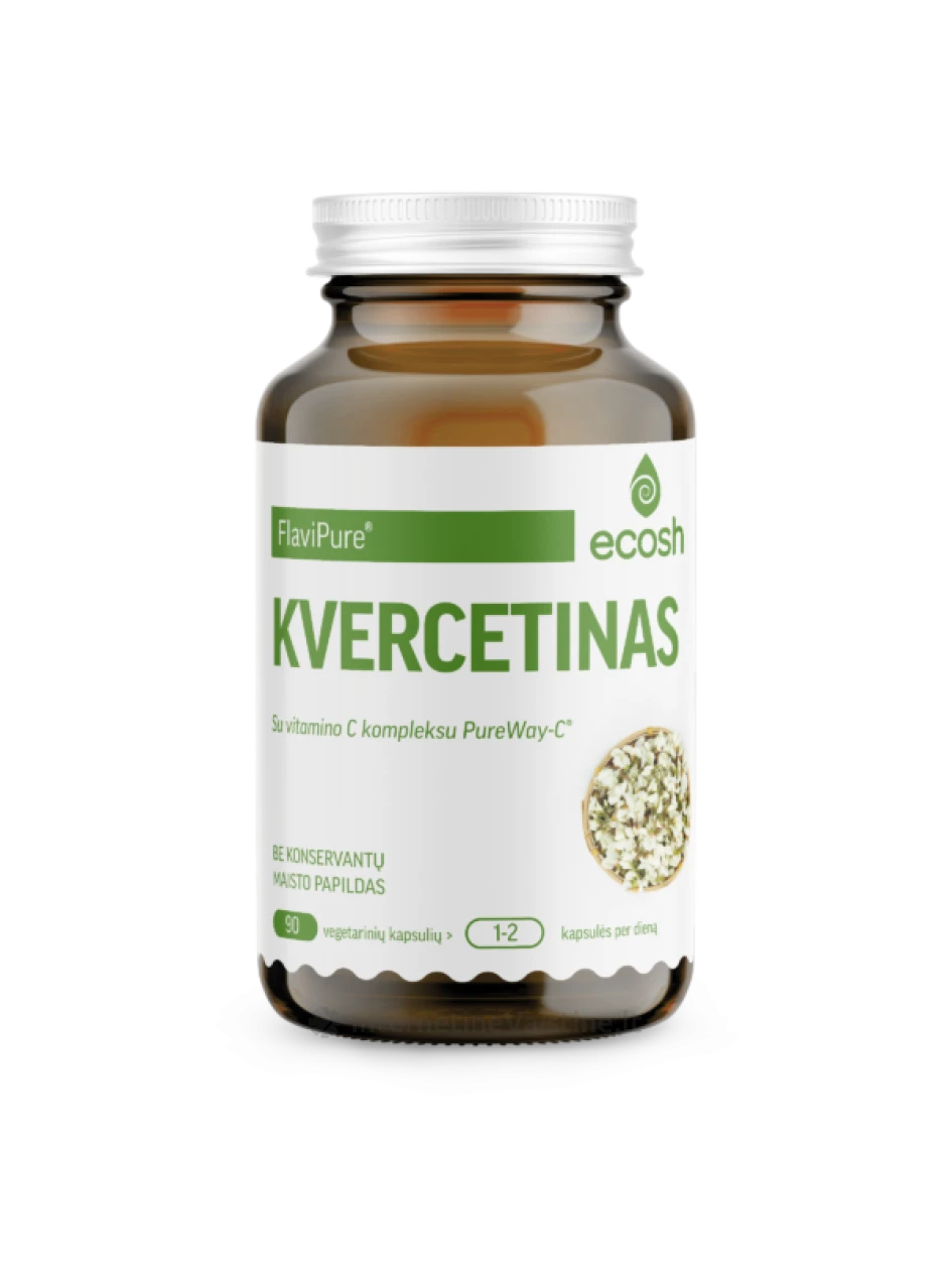 ECOSH Kvercetinas su vit.C kompleksu kaps. N90 | internetinevaistine.lt