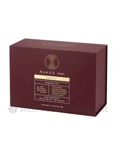 NOAGE maisto papildas MEN BOOSTER MINI, 10 kaps., 10 vnt. x 25 ml | internetinevaistine.lt