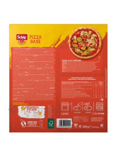 Schär PIZZA BASE – picos pagrindas be glitimo, 2vnt | internetinevaistine.lt
