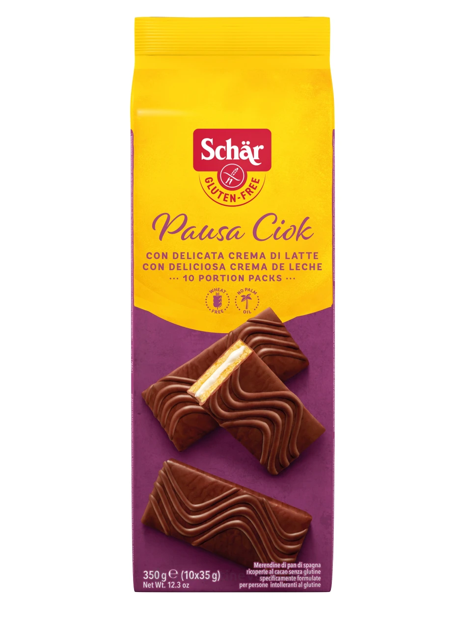 Schär PAUSA CIOK - biskvitai su šokoladu be glitimo, 350g | internetinevaistine.lt