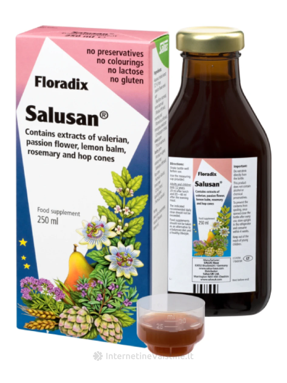 Floradix SALUSAN, 250ml | internetinevaistine.lt