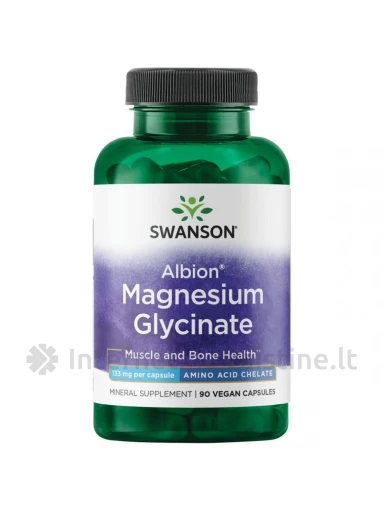 SWANSON MAGNIO Bisglicinatas 700mg, 90 kapsulių | internetinevaistine.lt