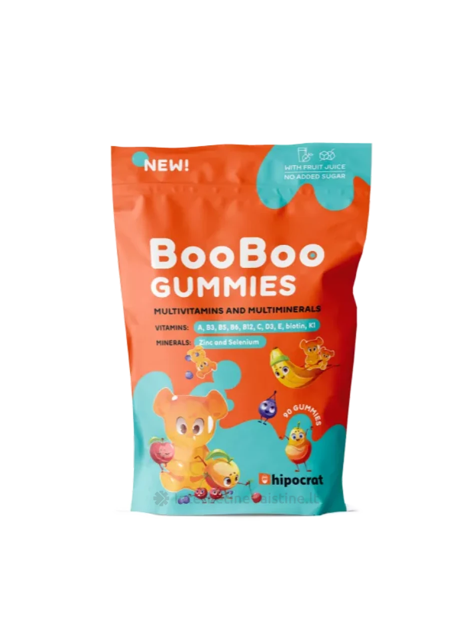 BIOFARMACIJA BOOBOO Hipocrat guminukai N90 | internetinevaistine.lt