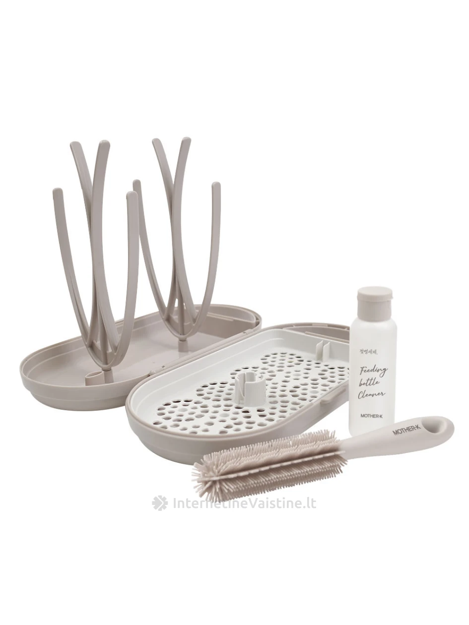 MOTHER-K buteliukų džiovinimo stovas, kelioninis, Vnt | internetinevaistine.lt