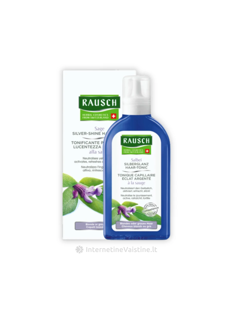 RAUSCH Sage Silver-Shine tonikas plaukams su žolelėmis, 200 ml, Vnt | internetinevaistine.lt