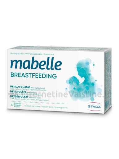 MABELLE Breastfeeding kaps. N30, 30 vnt. | internetinevaistine.lt