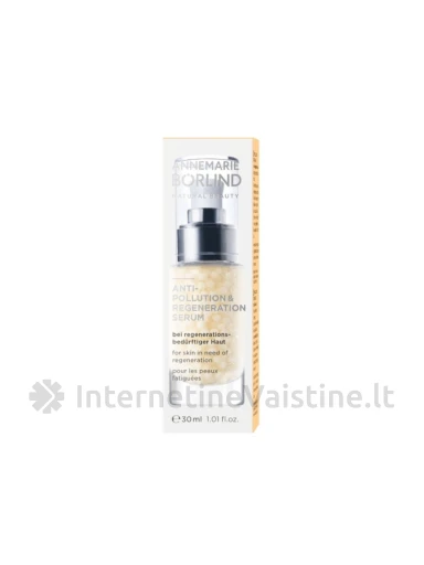 ANNEMARIE BORLIND Anti-Pollution & Regeneration serumas regener. odą, 30 ml, Vnt | internetinevaistine.lt