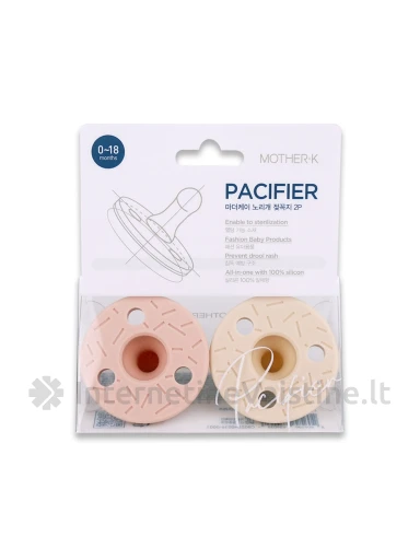 MOTHER-K čiulptukas (kreminis/rožinis) 2 vnt., 2 vnt. | internetinevaistine.lt