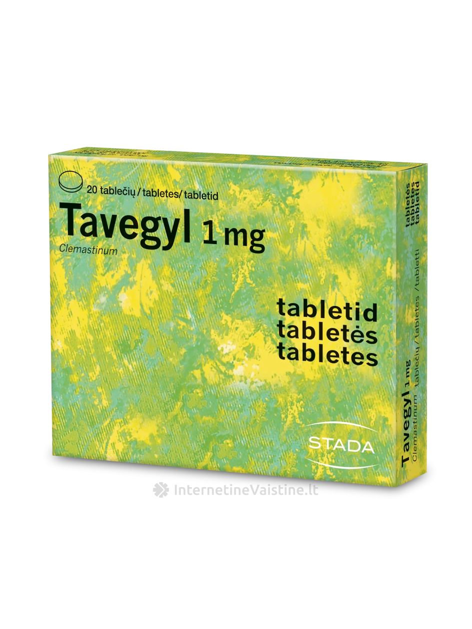 TAVEGYL 1 mg tabletės N20 | internetinevaistine.lt