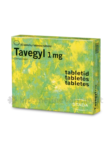 TAVEGYL 1 mg tabletės N20 | internetinevaistine.lt