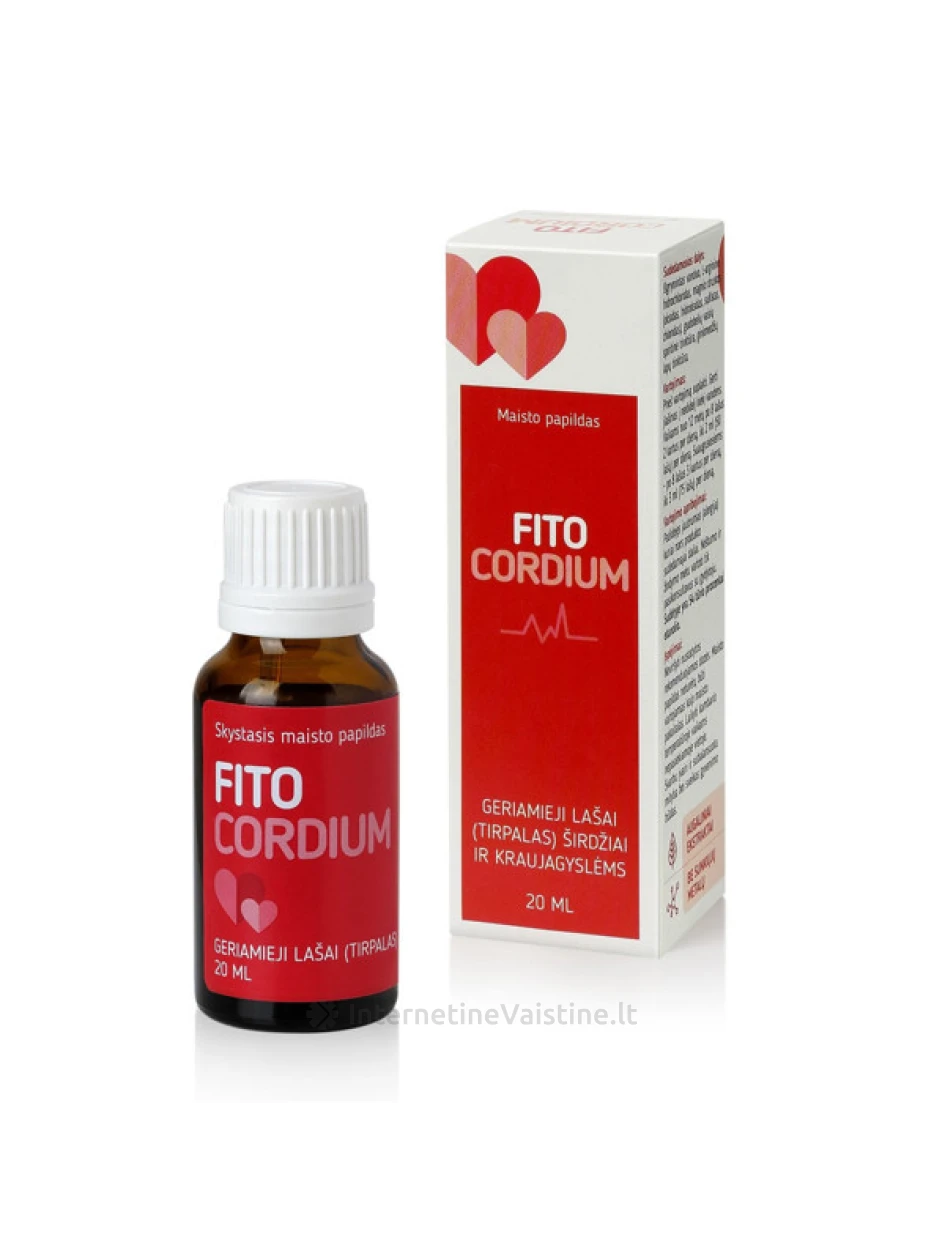 FITOCORDIUM GERIAMIEJI LAŠAI, 20ML | internetinevaistine.lt