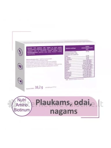 BEOTEBAL Plus plaukams, odai, nagams tab. N30+10 | internetinevaistine.lt