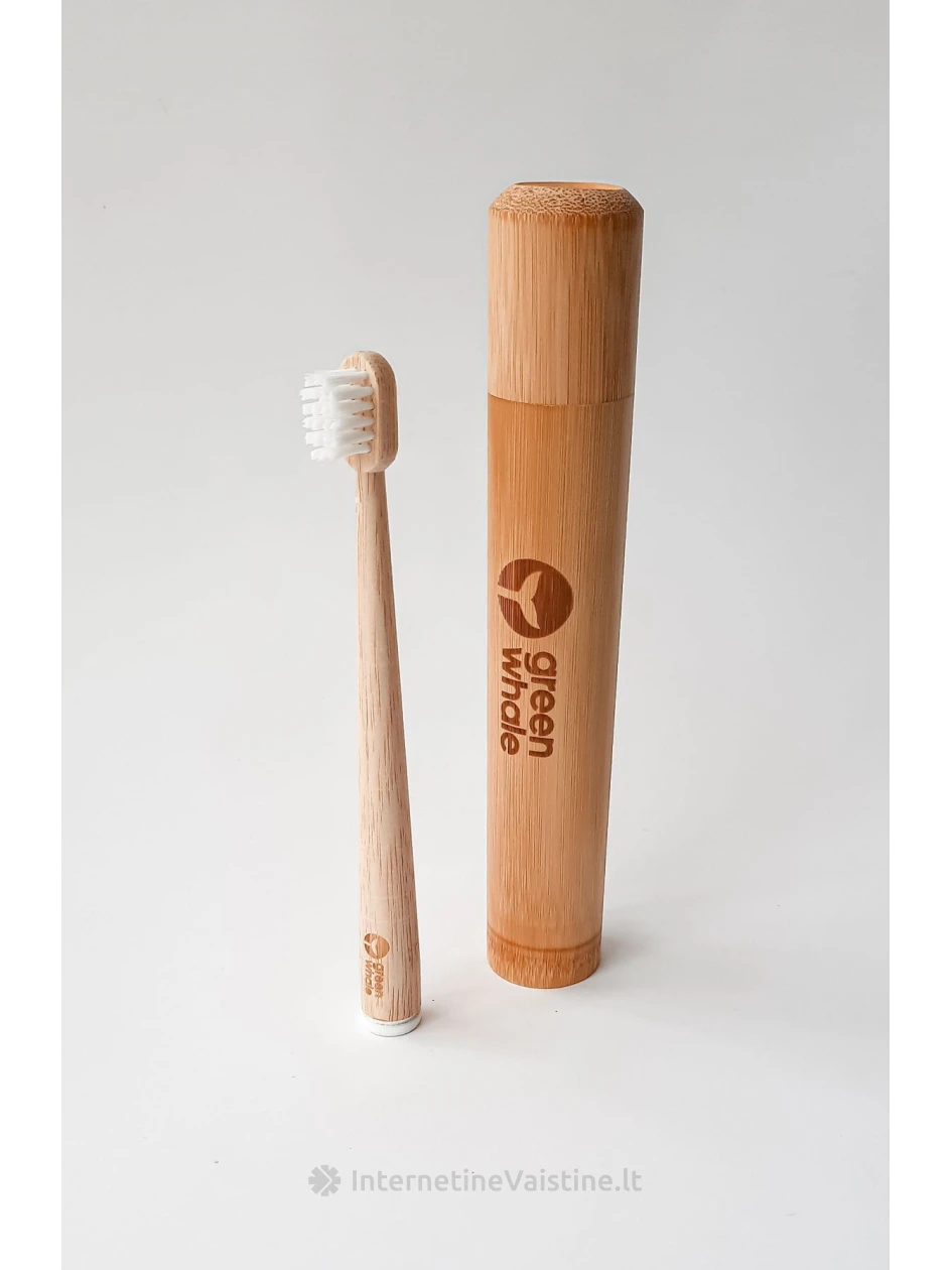 GREEN WHALE Dėklas dantų šep. vaik. N1, Vnt | internetinevaistine.lt