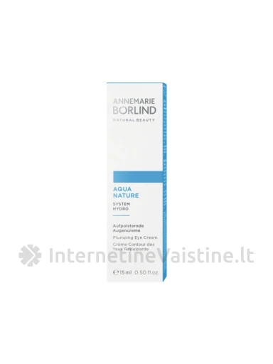 ANNEMARIE BORLIND AquaNature kremas paakių putlin., 15 ml, Vnt | internetinevaistine.lt