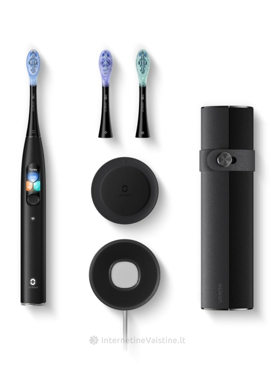 Dantų šep. OCLEAN X Ultra Set Black elektrin. N1 | internetinevaistine.lt
