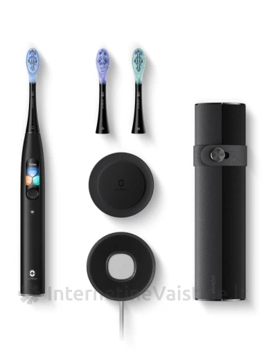 Dantų šep. OCLEAN X Ultra Set Black elektrin. N1 | internetinevaistine.lt