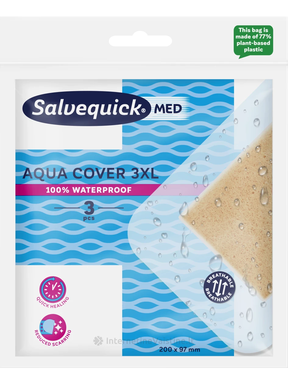 SALVEQUICK greito naudojimo tvarsčiai Aqua Cover 3XL N3, N3 | internetinevaistine.lt