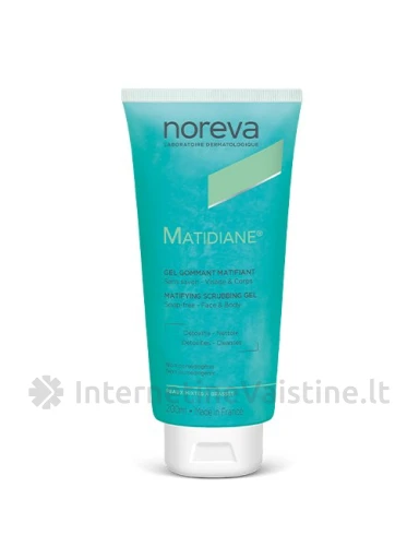 NOREVA Prausiamasis poras valantis ir sutraukiantis gelis MATIDIANE, 200 ml, Vnt | internetinevaistine.lt
