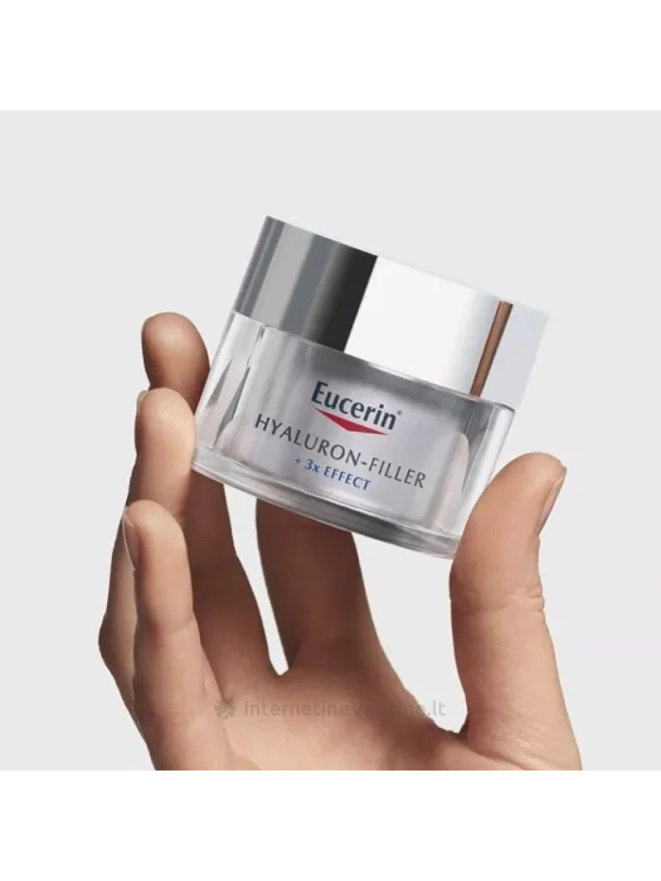 EUCERIN dieninis kremas sausai odai HYALURON FILLER SPF 15, 50 ml, N1 | internetinevaistine.lt