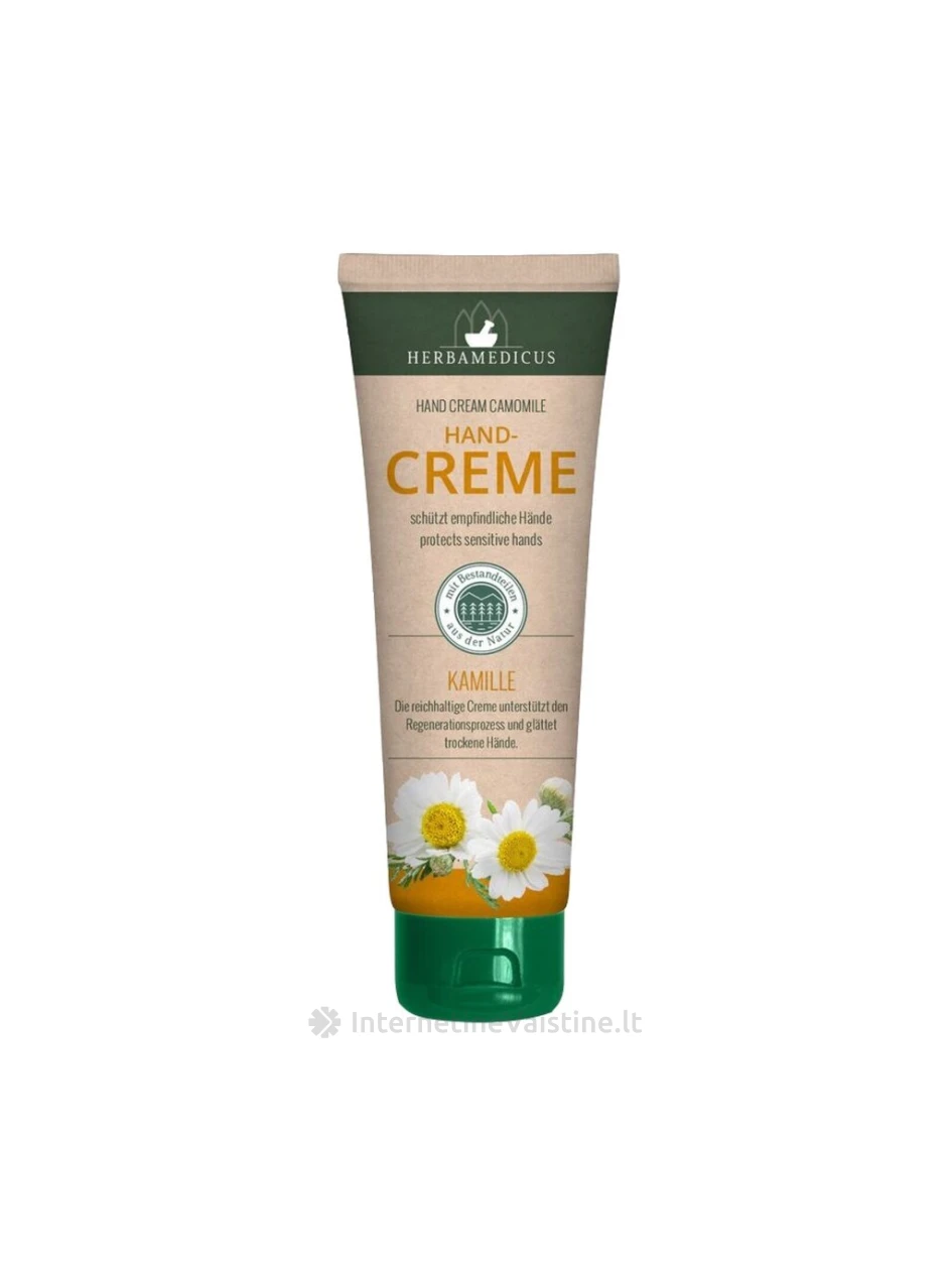 HERBAMEDICUS kremas rankoms su ramunėlėmis, 125 ml, Vnt | internetinevaistine.lt
