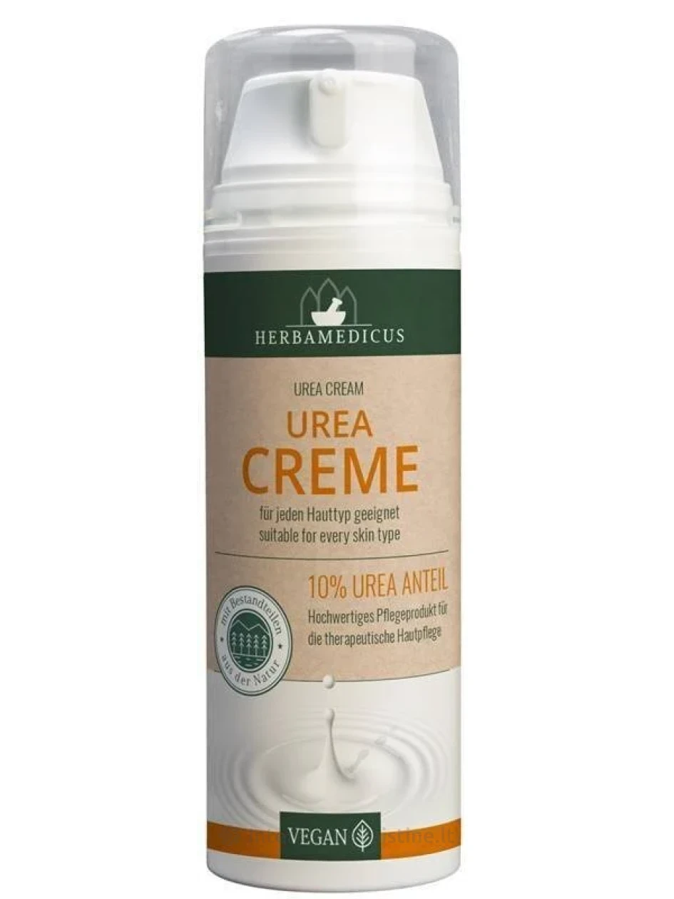 HERBAMEDICUS Urea 10% kremas sausai šerpetojančiai odai , 140 ml, Vnt | internetinevaistine.lt