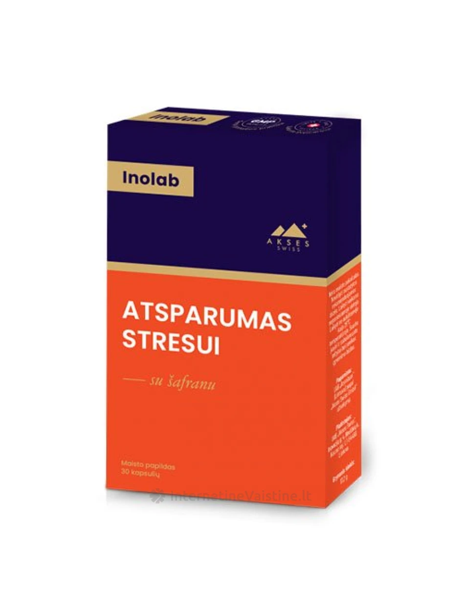 INOLAB atsparumas stresui kaps. N30, 30 vnt. | internetinevaistine.lt