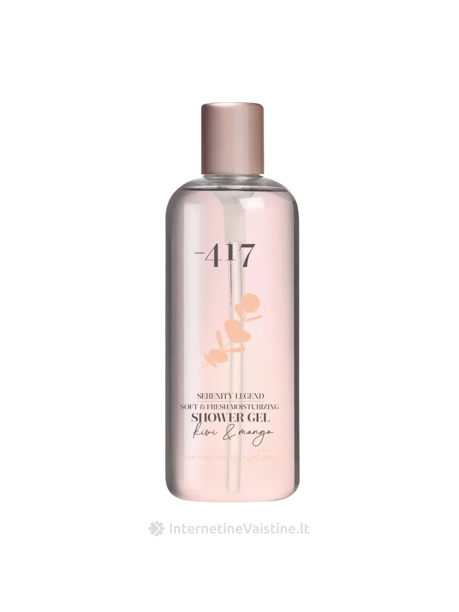 MINUS 417 Serenity Lengend Soft & Fresh Moisturing - MINKŠTAS IR ŠVIEŽIAS DRĖKINAMASIS DUŠO ŽELĖ - KIWI & MANGO 350 ml, Vnt | internetinevaistine.lt