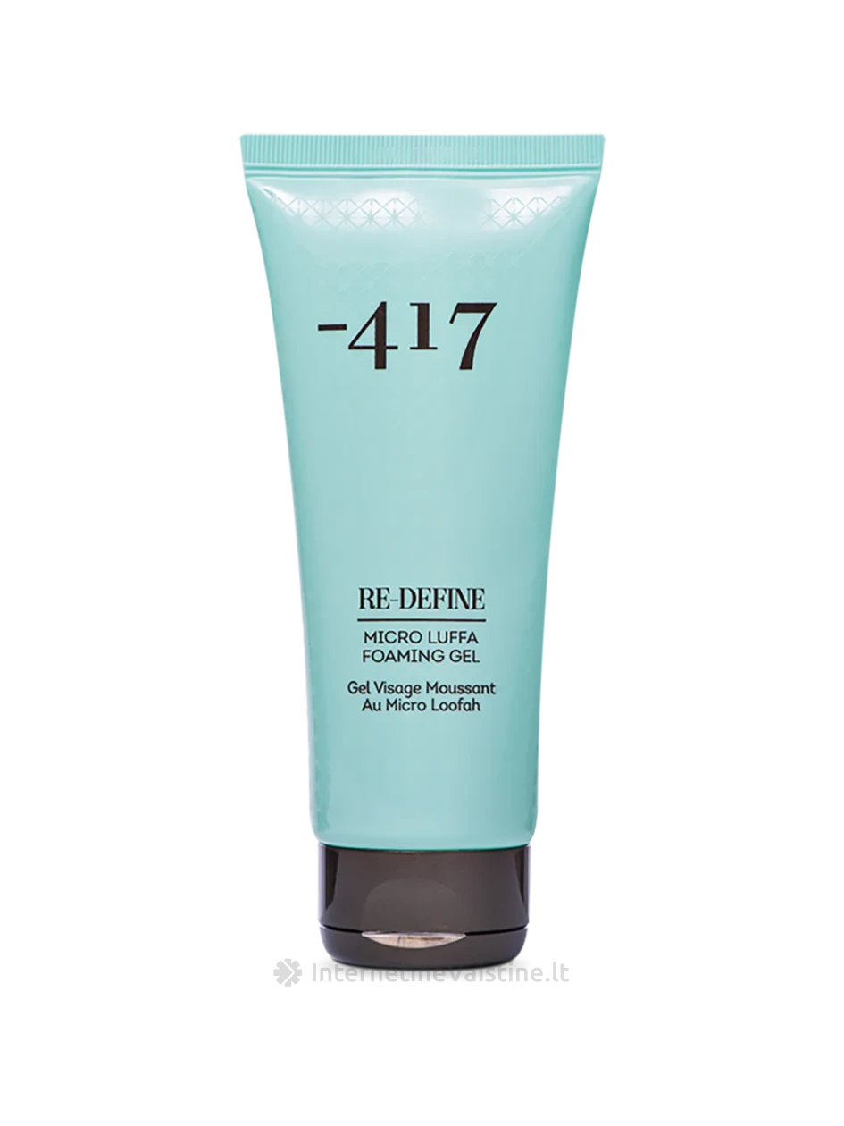MINUS 417 Re Define Micro Luffa Foaamig - MICRO LUFFA ŠVEIČIAMASIS PUTOJANTIS GELIS 200 ml, Vnt | internetinevaistine.lt