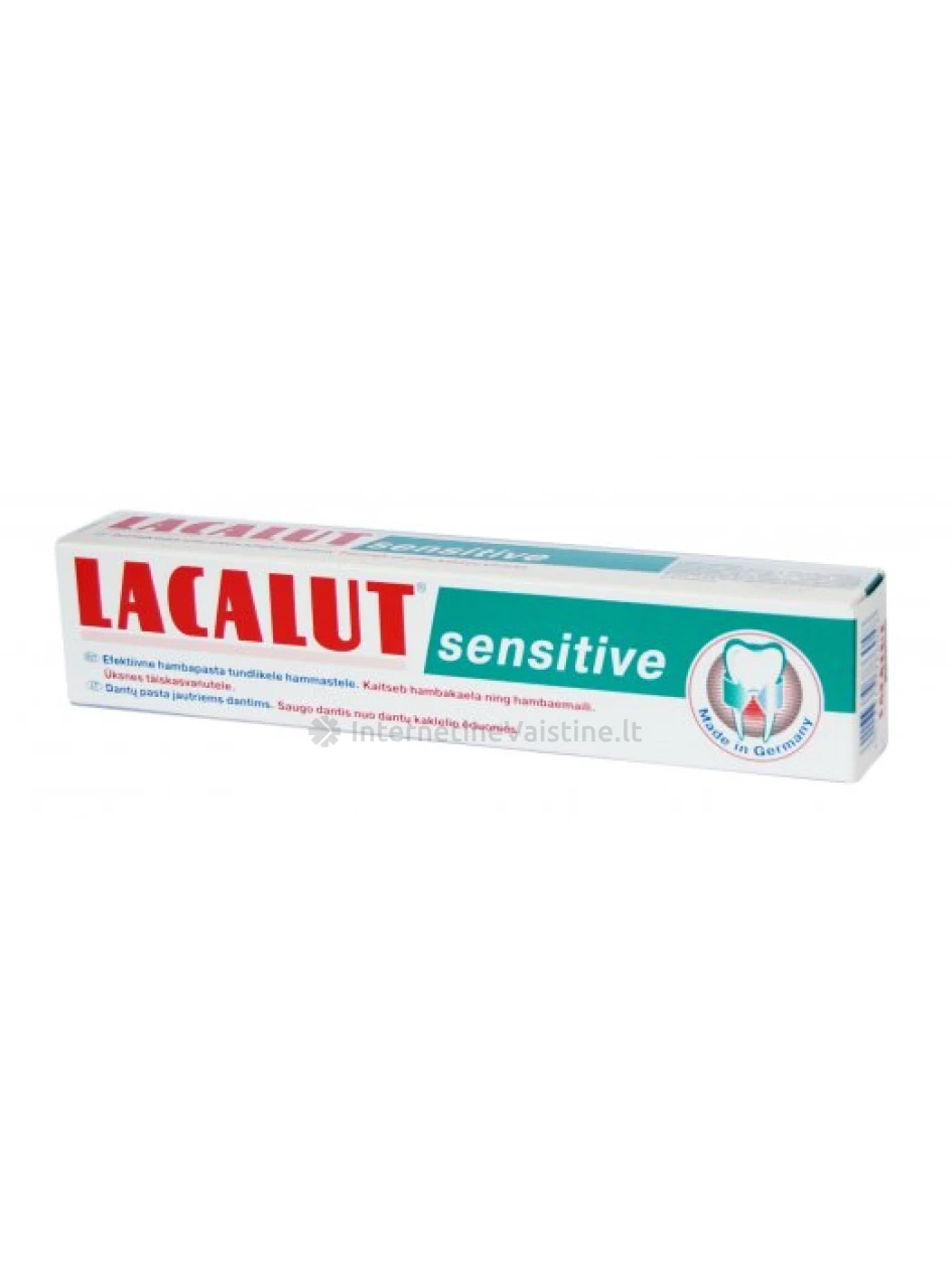 LACALUT SENSITIVE, dantų pasta jautriems dantims, 75 ml | internetinevaistine.lt