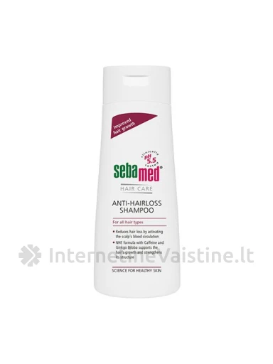 SEBAMED Šampūnas nuo plaukų slinkimo 200ml, Vnt | internetinevaistine.lt