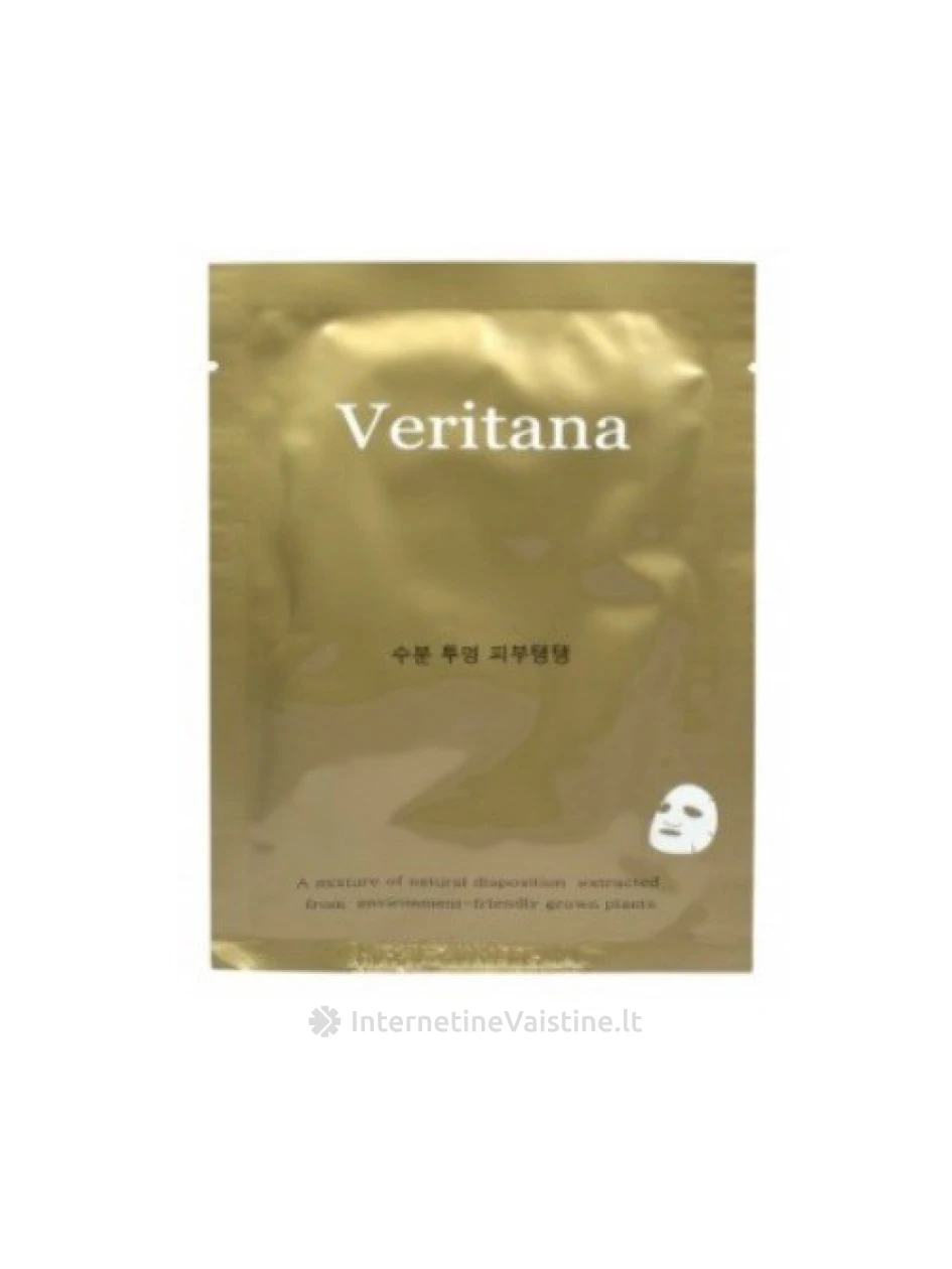 JA YEON MAPPING Veritana Moisture lakštinė veido kaukė drėkin., 23 g, Vnt | internetinevaistine.lt