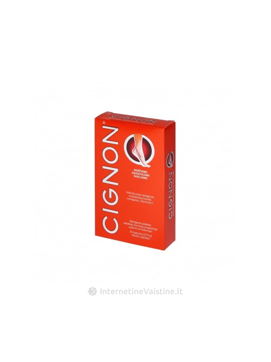 CIGNON 580mg kaps. N30 | internetinevaistine.lt