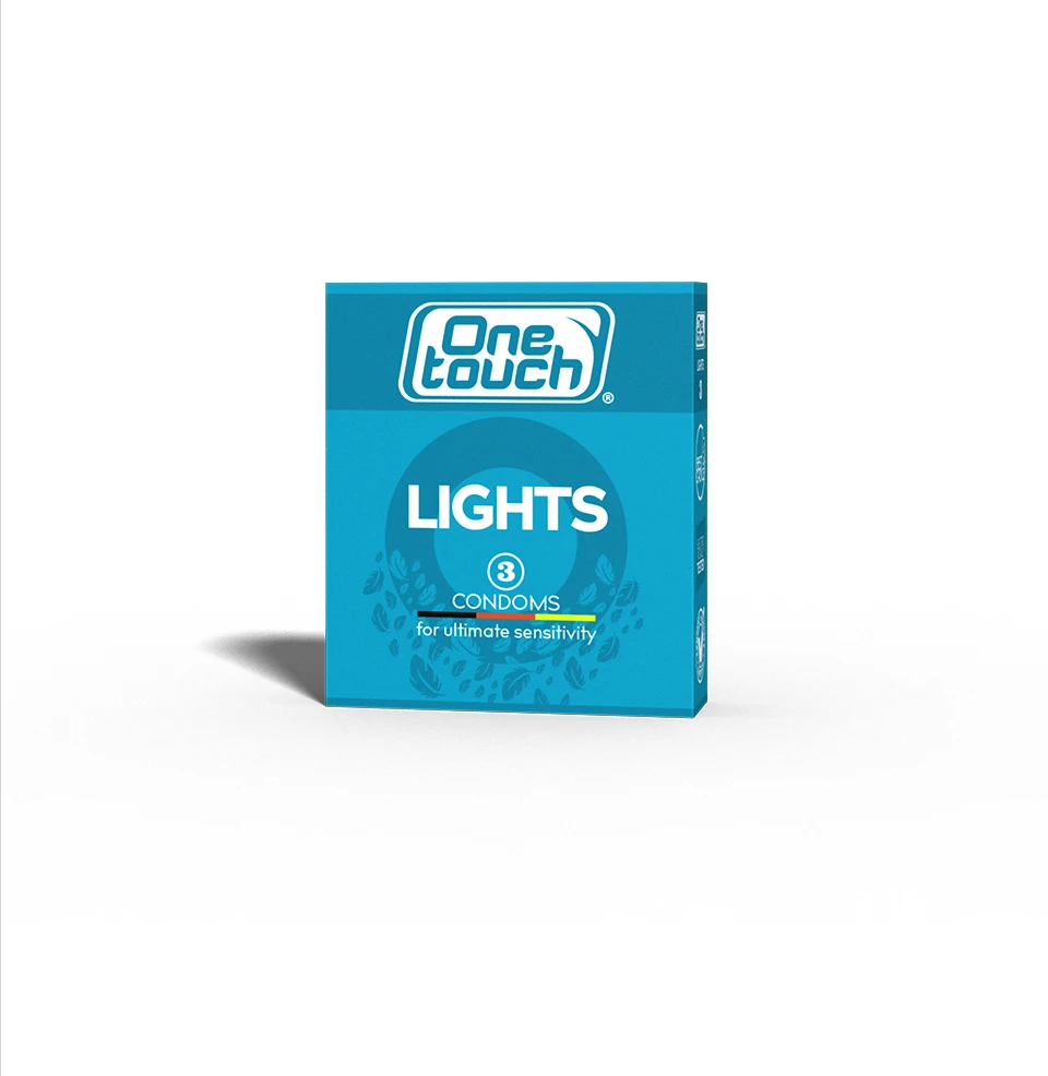 ONE TOUCH Lights prezervatyvai 3vnt.