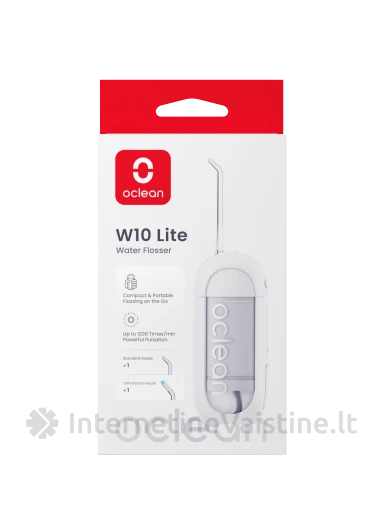 Burnos irigatorius OCLEAN W10 Lite White N1, Vnt | internetinevaistine.lt