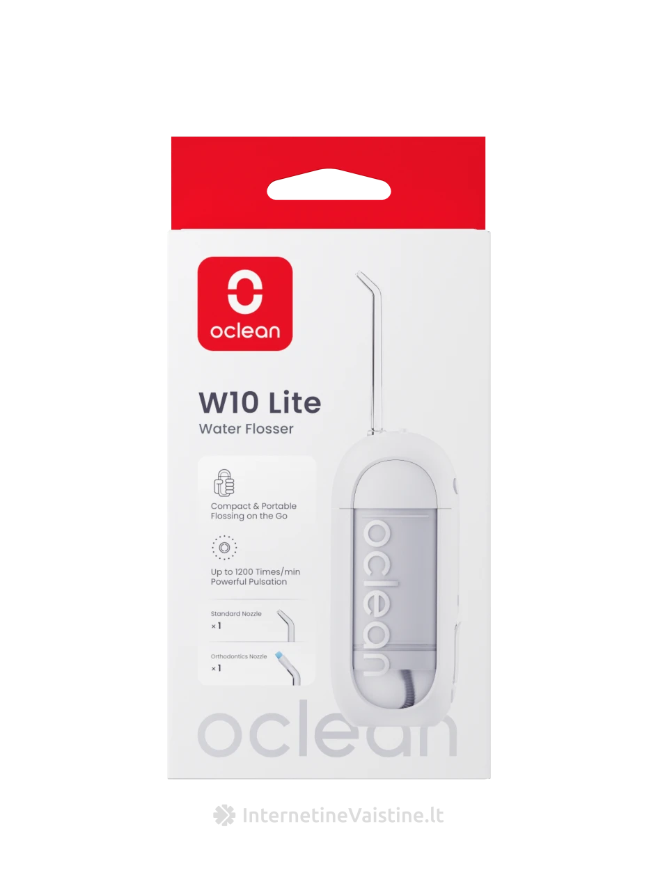 Burnos irigatorius OCLEAN W10 Lite White N1, Vnt | internetinevaistine.lt
