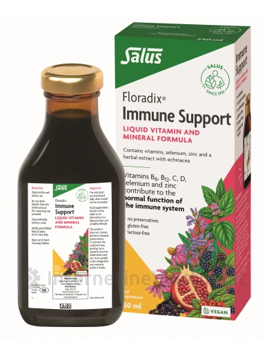 Floradix IMMUNE SUPPORT, 250ml | internetinevaistine.lt