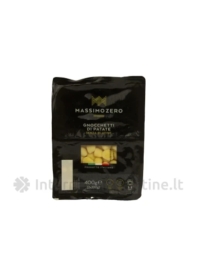 MASSIMO ZERO GNOCCHETTI DI PATATE - maži bulvių virtinukai be glitimo, 400g | internetinevaistine.lt