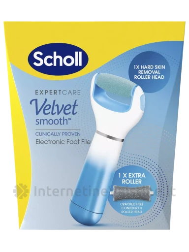 SCHOLL Velvet Smooth elektroninė pėdų dildė, 1 vnt., Vnt | internetinevaistine.lt
