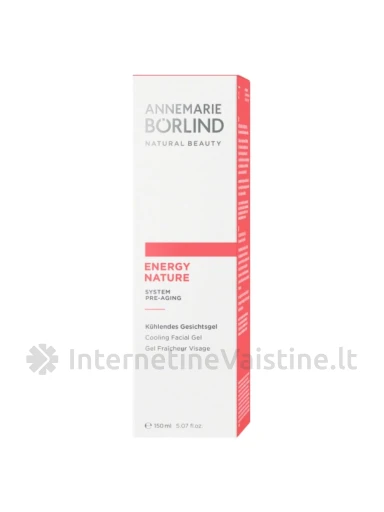 ANNEMARIE BORLIND EnergyNature veido gelis vėsin., 150 ml, Vnt | internetinevaistine.lt