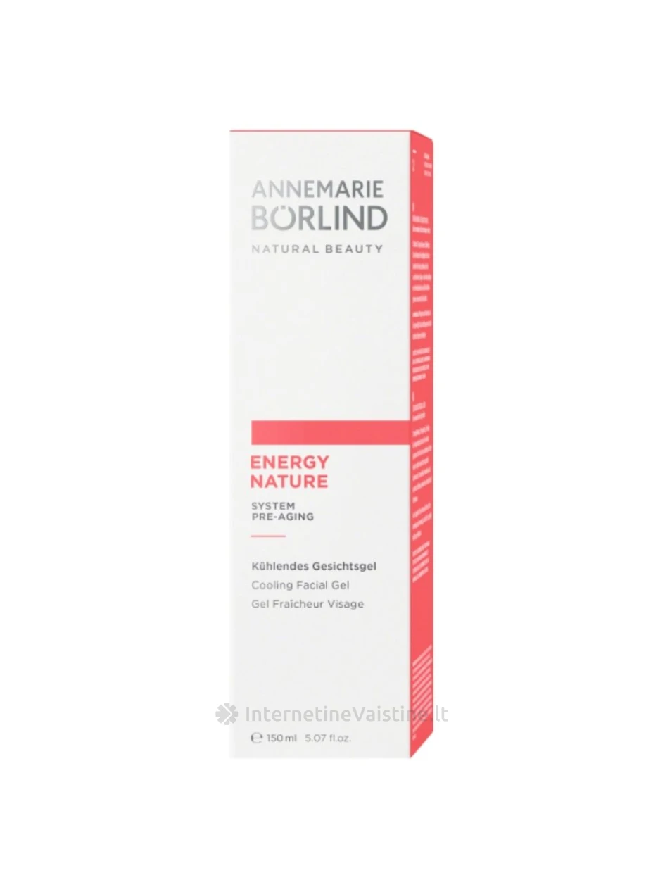 ANNEMARIE BORLIND EnergyNature veido gelis vėsin., 150 ml, Vnt | internetinevaistine.lt