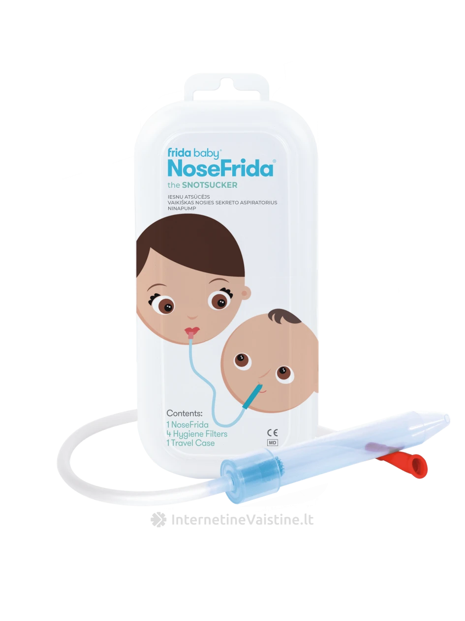 NOSEFRIDA nosies gleivių aspiratorius kūdikiams, N1, Vnt | internetinevaistine.lt