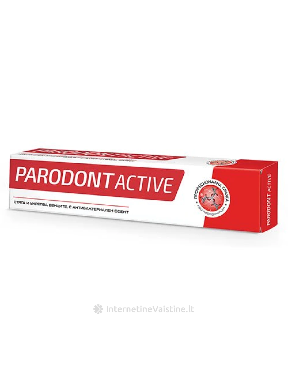 PARODONT ACTIVE dantų pasta, 75 ml, 75 ml | internetinevaistine.lt