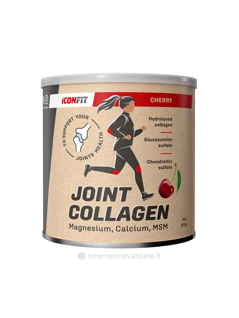ICONFIT Joint Collagen vyšnių sk. milt., 300 g, Vnt | internetinevaistine.lt