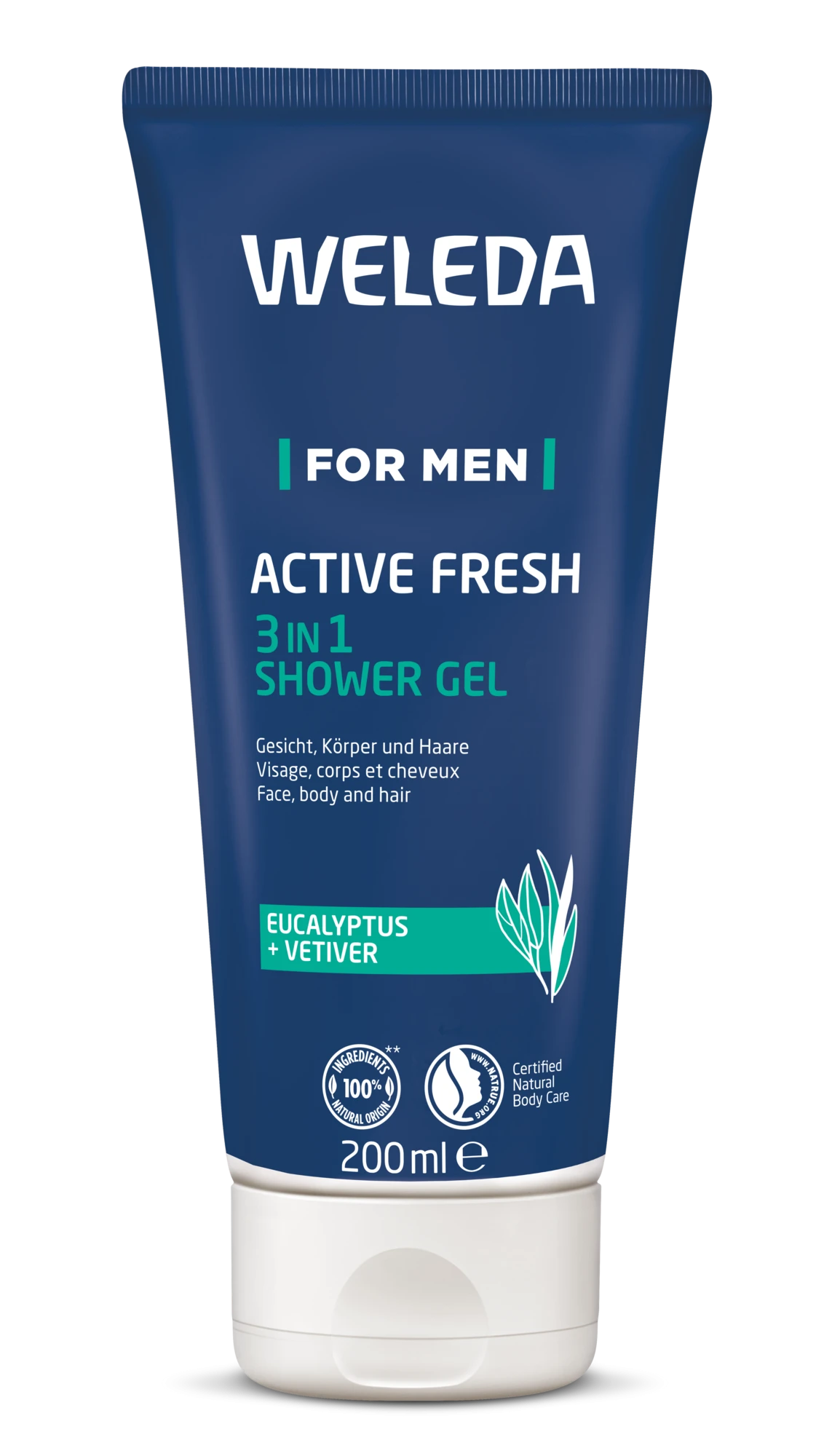 WELEDA MEN dušo želė, 200 ml