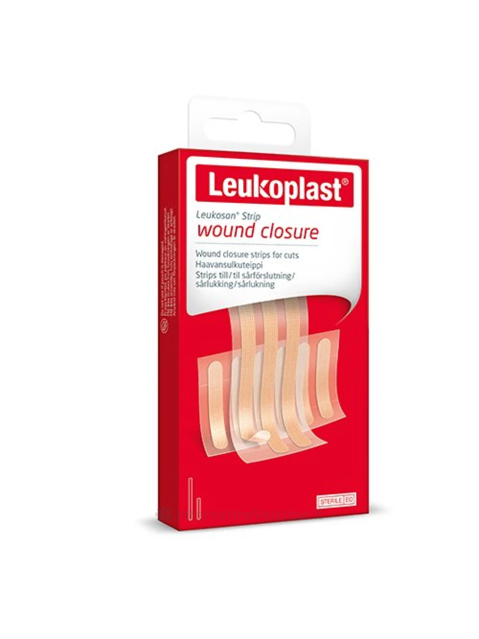 LEUKOPLAST LEUKOMED Wound Course Strip žaizdų uždarymo juostelė, 9 vnt. | internetinevaistine.lt