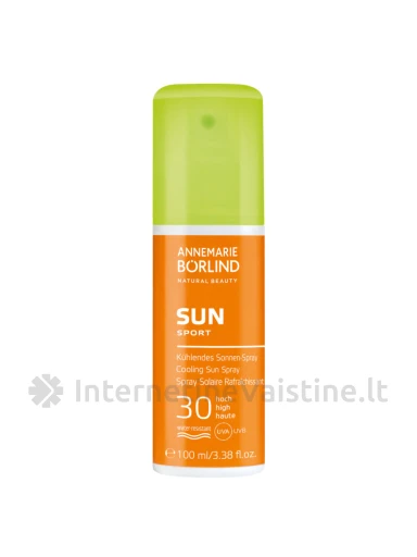 ANNEMARIE BORLIND Cooling Sun Spray Spf 30 Vėsinamasis apsauginis purškiklis nuo saulės SPF 30 100 ml, Vnt | internetinevaistine.lt