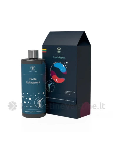 SAPIENS Forte Kolagenas sąnar. su vit.D, 500 ml (20 porc.), Vnt | internetinevaistine.lt
