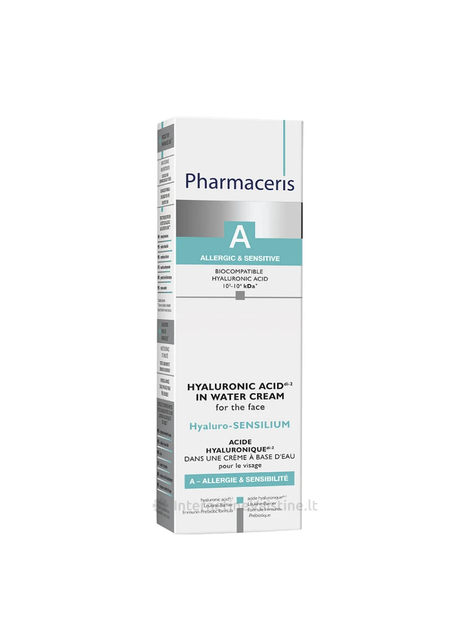 PHARMACERIS A,HYALURO-SENSILIUM vandens pagrindo kremas 40ml, N1 | internetinevaistine.lt