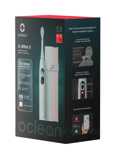 OCLEAN X Ultra Set Green elektrinio dantų šepetėlio rinkinys, N1 | internetinevaistine.lt